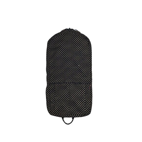 Vera Bradley Hanging Garment Bag Retired Pattern Black Provençal Fabric With Yel - Picture 6 of 11